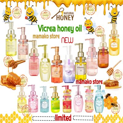 Freeship/Dầu dưỡng tóc Organnic Vcrea And Honey Hair Oil 3.0 100ml 5 phân loại /dòng nội địa nhật 