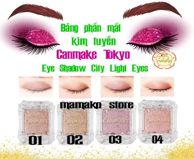 Bảng phấn mắt Canmake Tokyo Eye Shadow City Light Eyes