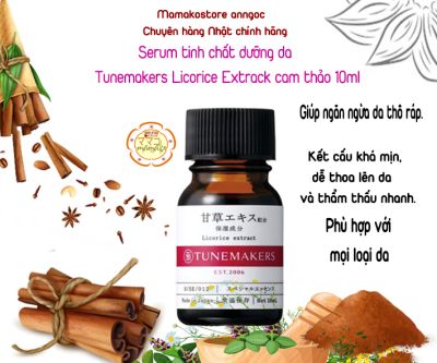Serum tinh chất dưỡng da Tunemakers Licorice Extrack chiết xuất cam thảo 10ml Phù hợp với mọi loại da cho da mịn màng