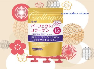 ( dành cho 35+) Bột Asahi Perfect Asta Collagen Powder Premier Rich/30 ngày date 2025