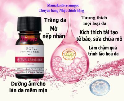 Serum tế bào gốc Tunemakers EGF/ (human oligopeptide-1)nội địa Nhật 10ml serum không pha loãng