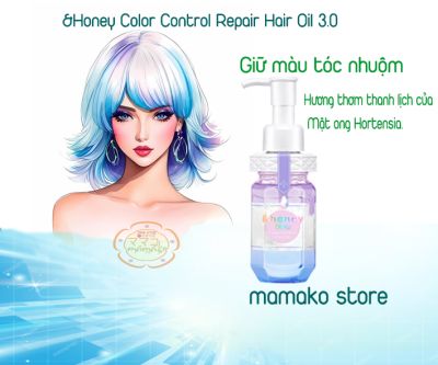 Vcrea Dầu dưỡng tóc Vcrea Organic and Honey Color hữu cơ giữ màu tóc nhuộm lâu phai /dòng Control Repair color
