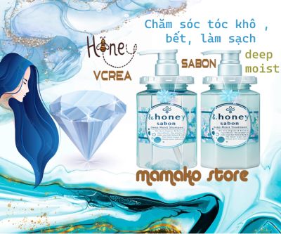 Freeship COMBO Dầu gội & xã OrganicAnd Honey Savon Deep Moist Pair Set Sabon 2023ver Set/ dòng Limited/chăm sóc tóc khô