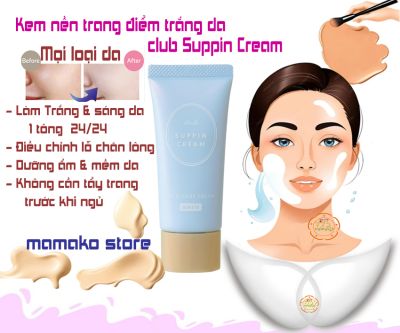 bản 2024 Kem Dưỡng Nâng Tone Che Phủ Thâm Sẹo Se Khít Lỗ Chân Lông Club Suppin Cream C White Floral 30g