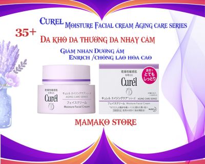 Kem dưỡng da Curel Aging Cream dưỡng ẩm, chống lão hoá 40g/da nhay cảm, da thường,da dầu