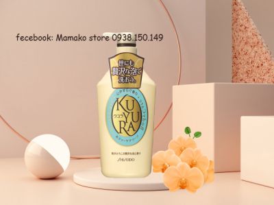 Sữa tắm Shiseido thảo dược Kuyura Body Care Soap Japan 550ml