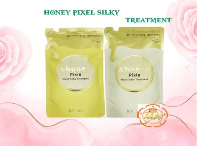 Freeship/dạng bịch 350ml /Freeship/ MÙI MỚI/ Dầu gội &honey Vicrea Organic dưỡng ẩm mật ong Pixie/dòng Pixie Moist Silky/ dành cho tóc khô , tóc rối kiểu hơi xoắn