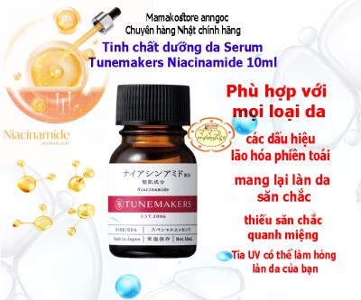 Serum Tunemakers Niacinamide hỗ trợ da mụn 10ml /tinh chất không pha loãng/nội địa nhật