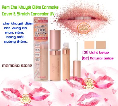 Kem Che Khuyết Điểm Canmake Cover & Stretch Concealer UV 7.5g/ phù hợp với hầu hết làn da