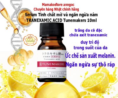 Tinh chất Huyết thanh không pha loãng Tunemakers/ trắng da chứa axit tranexamic 10ml 