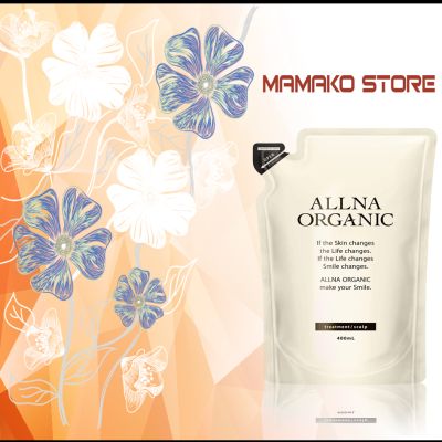 ( dạng bịch) Dầu xã hữu cơ chứa collagen Allna Orna Organic Treatment 400ml Scalp Refill 