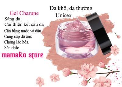 Kem dưỡng ẩm Charune Cosmetics Double All-in-One -W -Gel Cream Toner Essence Emulsion 60g/chứa nano vàng/